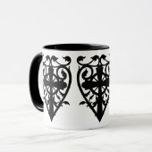 Mug Coeurs du cimetière gothique (Devant gauche)