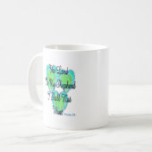 Mug Coeurs du psaume 23 (Devant gauche)