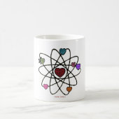 Mug Coeurs Empreintes de léopard de Valentine atomique (Centre)