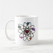 Mug Coeurs Empreintes de léopard de Valentine atomique (Gauche)