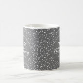 Mug Cœurs en Argent pour les 25 Ans de Mariage (Centre)