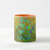Mug Cœurs en chute Orange (Centre)