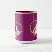 Mug Cœurs entrelacés magenta (Centre)