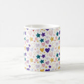 Mug Cœurs et Étoiles Célestes (Centre)