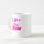 Mug Cœurs et points Amour Vous Plus Création ludique (Devant gauche)