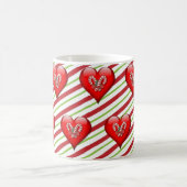 Mug Coeurs et Sucre de canne Noël (Centre)