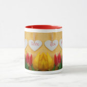 Mug Coeurs et Tulipes (Centre)
