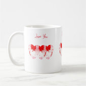 Mug Coeurs fraises (Gauche)