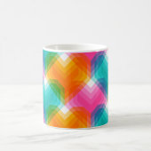 Mug Coeurs géométriques en couleurs psychédéliques (1) (Centre)