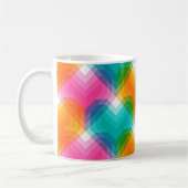 Mug Coeurs géométriques en couleurs psychédéliques (1) (Gauche)
