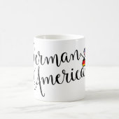 Mug Coeurs germano-américains entrelacés (Centre)
