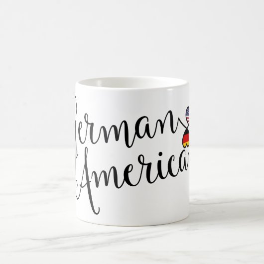 Mug Coeurs germano-américains entrelacés (Centre)