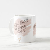 Mug Coeurs gracieux et fêtes heureuses (Devant gauche)