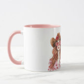 Mug Coeurs Howdy Red Hair Cowgirl (Gauche)