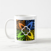 Mug Coeurs Iridescente Polka sans soudure Point Art Ab (Gauche)