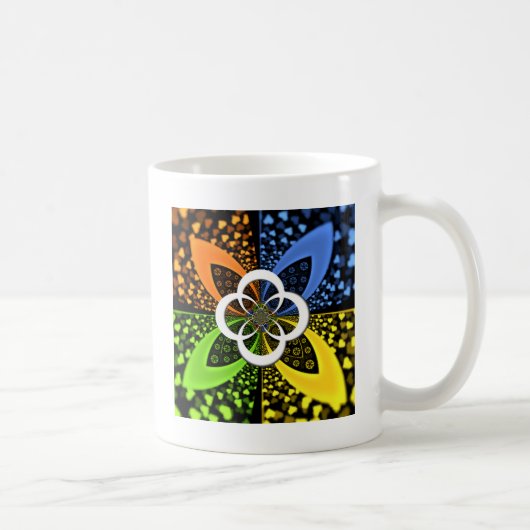 Mug Coeurs Iridescente Polka sans soudure Point Art Ab (Droite)
