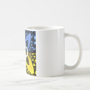 Mug Cœurs iridescents motif à pois sans couture Art ab