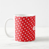 Mug Cœurs Joyuse Saint-Valentin Moderne Amour Motif (Gauche)