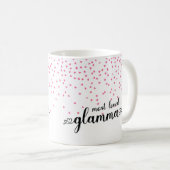 Mug Coeurs le glamour le plus aimé (Devant droit)