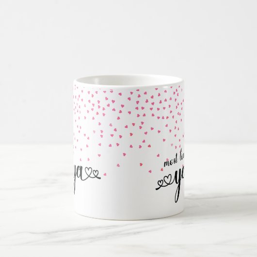 Mug Coeurs le plus aimé Yaya (Centre)