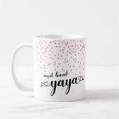 Mug Coeurs le plus aimé Yaya (Gauche)