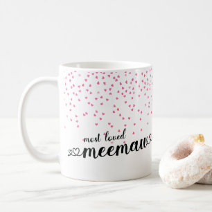 Mug Coeurs les plus aimés MeeMaw