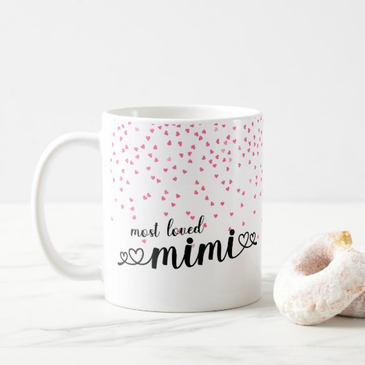 Mug Coeurs les plus aimés Mimi (Avec donut)