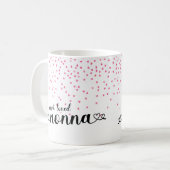 Mug Coeurs les plus aimés Nonna (Devant gauche)