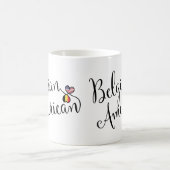 Mug Coeurs mêlés belges américains (Centre)