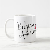 Mug Coeurs mêlés belges américains (Gauche)