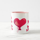 Mug Coeurs mignons Valentines Day (Centre)