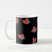 Mug Coeurs, PAS pour vous | Power fille (Gauche)