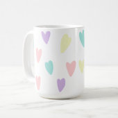 Mug Coeurs pastel (Devant gauche)