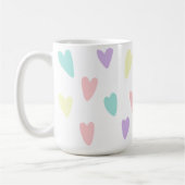 Mug Coeurs pastel (Gauche)