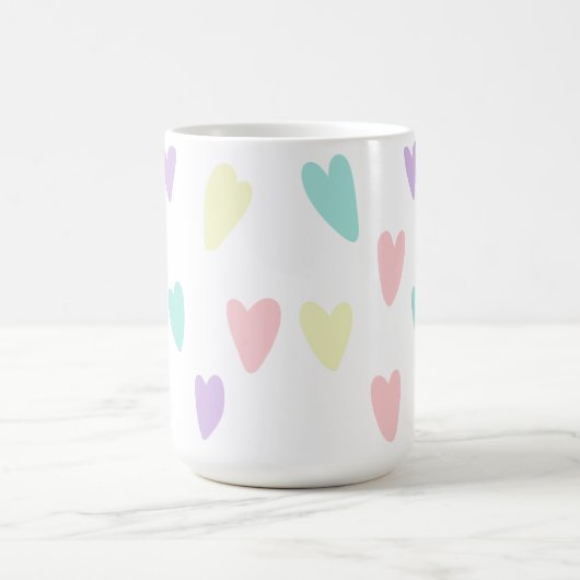 Mug Coeurs pastel (Centre)