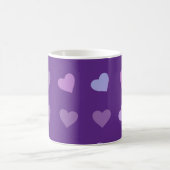 MUG COEURS PASTEL PURPLE (Centre)