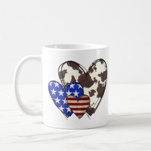 Mug Coeurs patriotiques (Gauche)