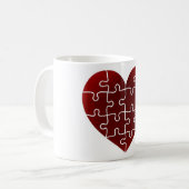 Mug Coeurs perplexes (Devant gauche)