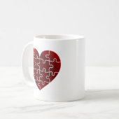 Mug Coeurs perplexes (Devant gauche)