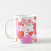 Mug Coeurs - Personalizable (Gauche)