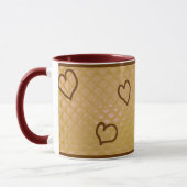 Mug Cœurs ~ personnalisables ! (Gauche)