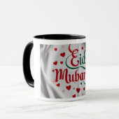 Mug Coeurs romantiques Aïd Moubarak (Devant gauche)