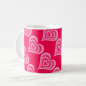 Mug coeurs roses (Devant gauche)