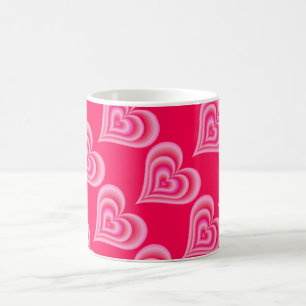 Mug coeurs roses