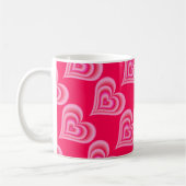 Mug coeurs roses (Gauche)