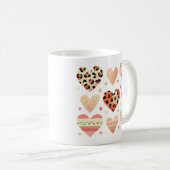 Mug Coeurs roses (Devant droit)