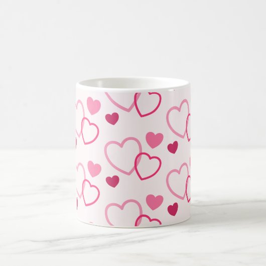 Mug Coeurs roses (Centre)
