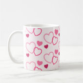Mug Coeurs roses (Gauche)