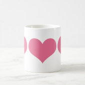 Mug Coeurs roses (Centre)