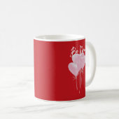 Mug Cœurs roses (Devant droit)